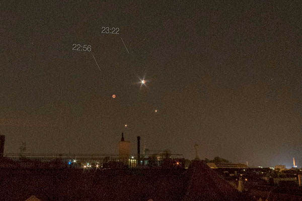 Mondfinsternis 27.7.2018, Zürich